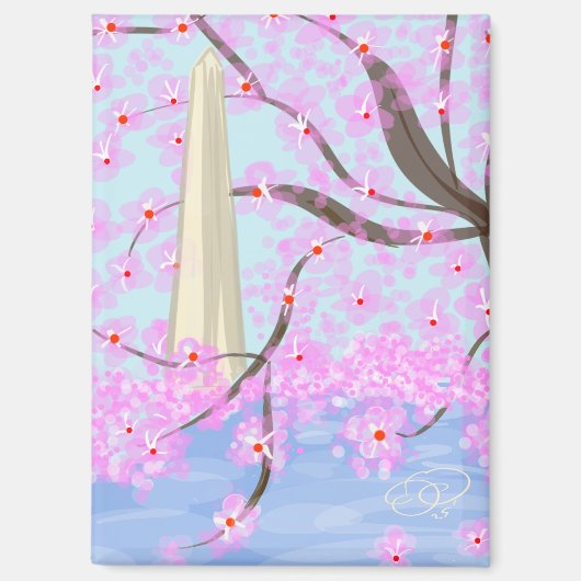 Washington, D.C./Cherry Blossom Magnet (Vorderseite)