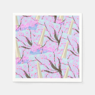 Washington, D.C./Cherry Blossom Napkins Serviette