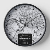 Washington, D.C. City Map Uhr (Vorderseite)