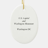 Washington D.C. Collectible Ornament (Hinten)