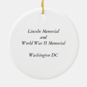 Washington D.C. Collectible Ornament (Hinten)