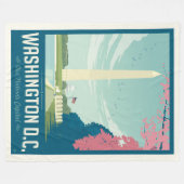 Washington, D.C. - Die Hauptstadt unserer Nation Fleecedecke (Vorderseite (Horizontal))