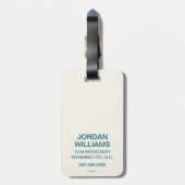 Washington, D.C. - Die Hauptstadt unserer Nation Gepäckanhänger (Rückseite vertikal)