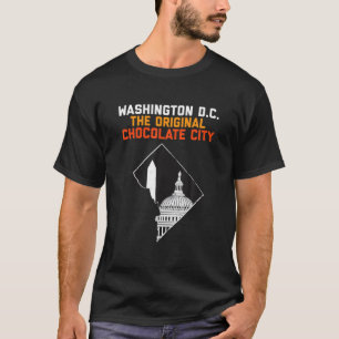 Washington D.C., die Ursprüngliche Schokoladensta T-Shirt