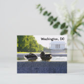 Washington, D.C.: Enten bei der Gedenkveranstaltun Postkarte (Stehend Vorderseite)
