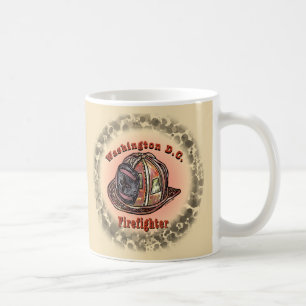 Washington D.C. Feuerwehrmann-Tasse Kaffeetasse