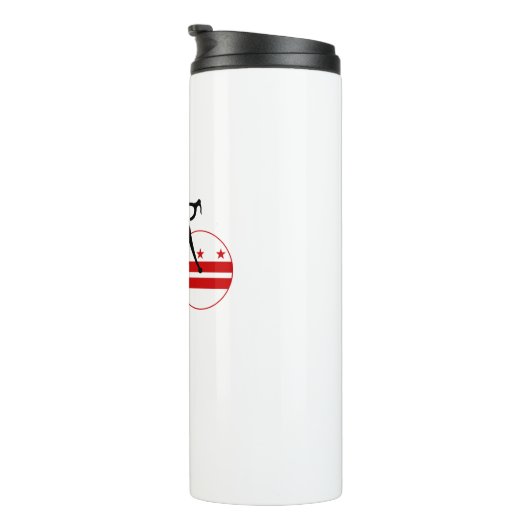 Washington D.C. Flag Cycling Thermosbecher (Nach rechts gedreht)
