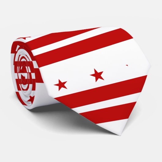 Washington, D.C Flag Krawatte (Gerollt)