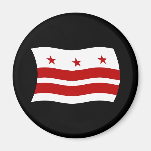 Washington D.C. Flag Magnet (Vorne)