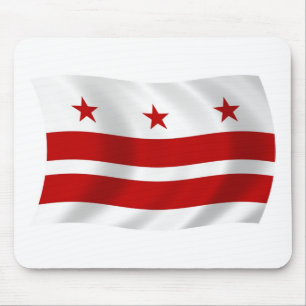 Washington D.C. Flag Mauspad