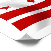Washington D.C. Flag Poster Print (Ecke)
