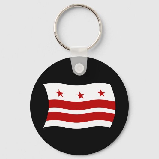 Washington D.C. Flag Schlüsselanhänger (Vorderseite)