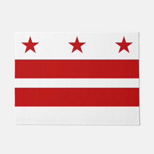 Washington D.C. Flagge, amerikanische Staatsflagge Fußmatte (Vorderseite)