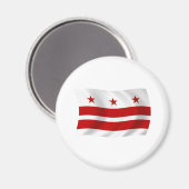 Washington D.C. Flaggenmagnet Magnet (Vorderseite/Rückseite)