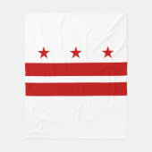 Washington D.C. Fleecedecke (Vorderseite)