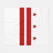 Washington D.C. Fleecedecke (Vorderseite (Horizontal))