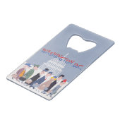 Washington D.C. Geldbeutel Flaschenöffner (Vorderseite Schrägansicht)