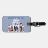 Washington D.C. Gepäckanhänger (Vorderseite horizontal)