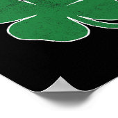 Washington D.C. Geschenk St. Patrick's Day Shamroc Poster (Ecke)