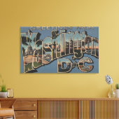 Washington D.C. - Große Briefszenen Leinwanddruck (Insitu (Wohnzimmer))