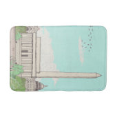 Washington D.C. Hauptstadt der Sehenswürdigkeiten Badematte (Vorderseite)