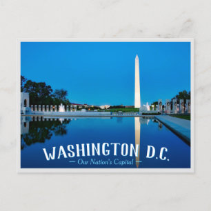 Washington, D.C. - Hauptstadt der Vereinigten Staa Einladungspostkarte