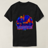Washington D.C. Hauptstadt Skyline Souvenir Art T-Shirt (Design vorne)