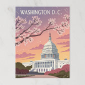 Washington D.C.: Kirschblüten an der Hauptstadt Postkarte