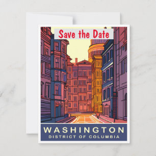 Washington D.C., Lebendige Farben, Save The Date