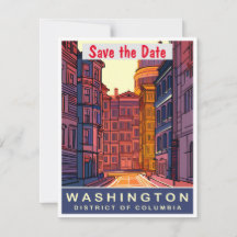 Washington D.C., lebhafte Farben,