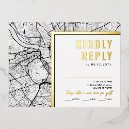 Washington, D.C. Liebe Locator | UAWG Antwort Folie Einladungspostkarte