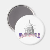 Washington D.C. Magnet (Vorderseite/Rückseite)