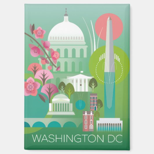Washington, D.C. Magnet (Vorderseite)