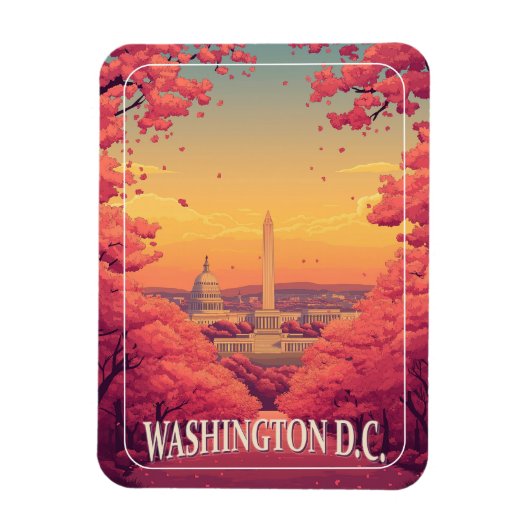 Washington D.C. Magnet (Vertikal)