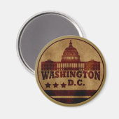 Washington D.C. Magnet (Vorderseite/Rückseite)