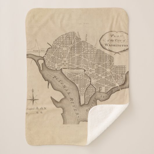 Washington, D.C. Map Sherpadecke (Vorderseite)
