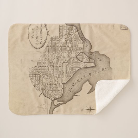 Washington, D.C. Map Sherpadecke (Vorderseite (Horizontal))