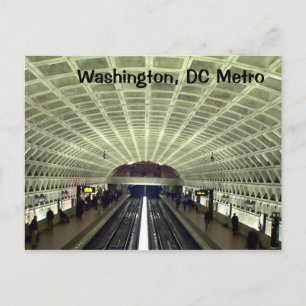Washington, D.C.: Metrostation Postkarte