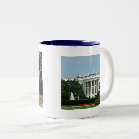Washington, D.C. Mug Zweifarbige Tasse (VorderseiteRechts)