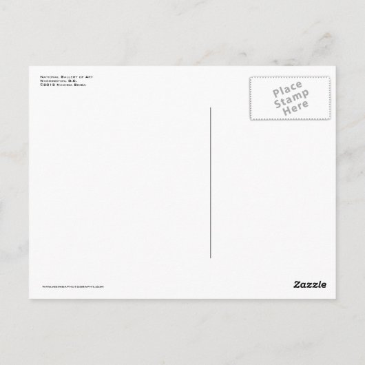 Washington D.C. National Gallery of Art Postcard Postkarte (Rückseite)