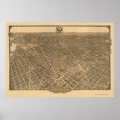 Washington, D.C. Panorama Karte - 1921 Poster (Vorne)