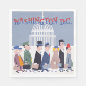 Washington D.C. Paper Napkin Serviette (Vorderseite)