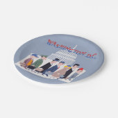 Washington D.C. Paper Plate Pappteller (Schrägansicht)