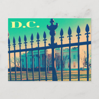 washington d.c. Postcard, weißes Haus Postkarte