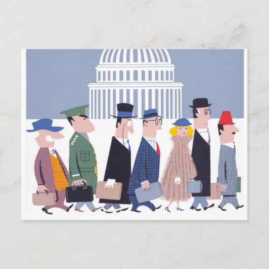 Washington D.C. Postkarte (Vorderseite)
