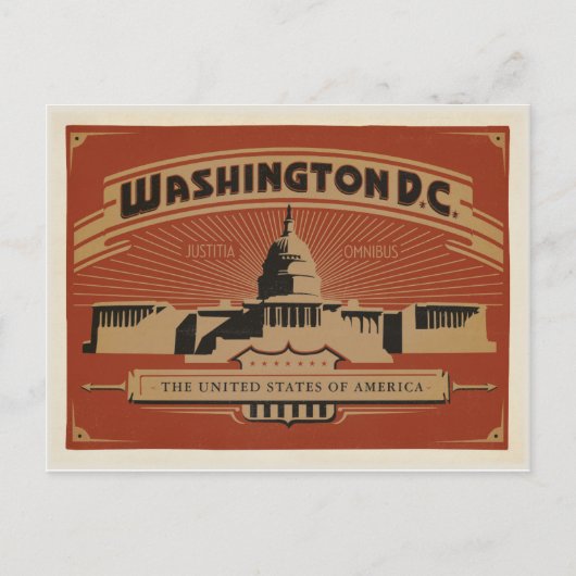 Washington, D.C. Postkarte (Vorderseite)