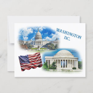 Washington D.C. Postkarte