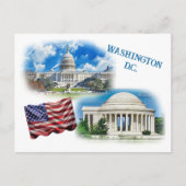 Washington D.C. Postkarte (Vorderseite)
