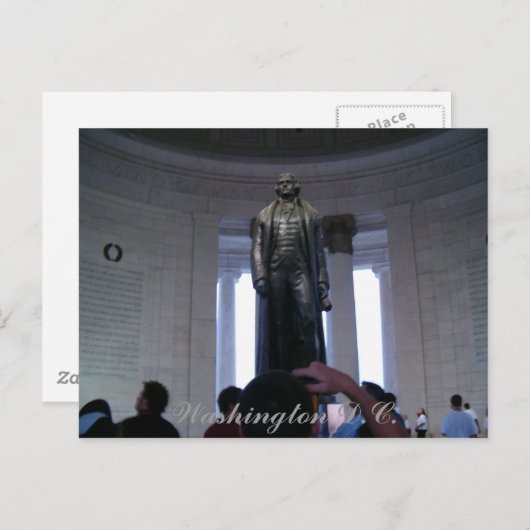 Washington D.C. Postkarte (Vorne/Hinten)