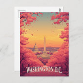 Washington D.C. Postkarte (Vorne/Hinten)